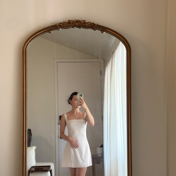 SOLD—Off White Mini Dress - Picture 2 of 5